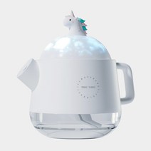 SIDARDOE HKS 생활디지털 크리에이티브 케틀 로터리 프로젝션 가습 300ml A13, 하얀색