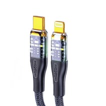 MOXOM 자동전류차단 C타입 고속 충전케이블 C TO 라이트닝 8핀 아이폰 충전케이블, 2m