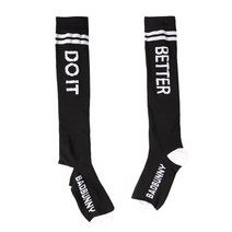 배드버니 두잇배럴 여성 골프 니삭스, 화이트