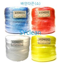 바인다끈 청색(소) 1롤 고추끈 고추재배 농작물 결속끝 사용끈 푹신한끈, 1개