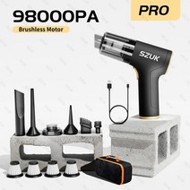 가성비무선청소기 가벼운 98000PA 자동차 진공 무선 휴대용 청소 가전 키보드용 강력한 청소기, 6.Pro 4hapa bag
