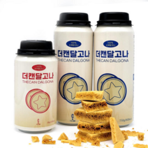 [더캔] 수제 달고나 150g (500ml 용량) 달고나라떼 / 달고나토핑 / 달고나 분태, 150g 3캔