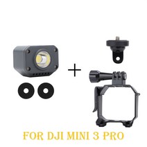 카메라 드론 DJI-미니 3 프로/에어 2 S 상단 확장 어댑터 스탠드 라이트 홀더 야간 마운트 브래킷 매빅, 02 Mini 3 Pro 2in1