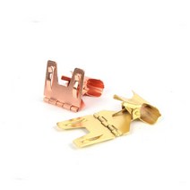 경첩 집게 네임택 쇼클립 메모 꽂이 가격표 이름표 베이커리 카페 커피샵 탁상, 색상, 골드