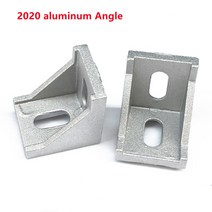 PVC 코너비드 코너몰딩 도배몰딩 50pcs 알루미늄 2020 코너 브래킷 피팅 커넥터 용 앵글 프로파일 CNC 라우, 01 50pcs
