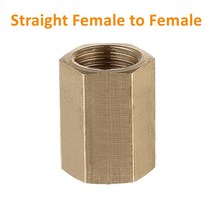 나사 가공기 파이프 호스 압착기 배관 공압 배관 황동 파이프 피팅 수나사 암나사 1/8 "1/4" 3/, 04 I Female to Female_01 1/8