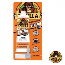 고릴라 실리콘 실란트 튜브 투명 83ml 1개 실리콘튜브 접착실리콘 건축용실리콘 투명실리콘