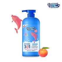 포멀비 마이키즈 3in1 어린이 샴푸+컨디셔너+바디 복숭아향 1000ml