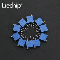 20 개몫 3296w 트리머 전위차계 가변 저항 100 옴 200 옴 1k 2k 20k 50k 100k 200k 500k 1m 10k 전위차계, 200k 옴