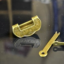 보물상자 빈티지 가구 원목 수납함 유럽풍 클래식 레트로풍 나무상자 중국식 나무수납 정리 포토 밀실 소품, 04 쓰리피스, 02 50모조 덩굴 잠금장치