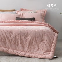 [설선물SALE] 박술녀 프리미엄 순면 광목 차렵침구 풀세트 (작품명 인연) 차렵이불+누빔패드+베개커버 #빠른배송 #포근한항균이불 #부모님선물