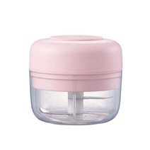 SanBeans 키친 미니 푸드 민서 USB 충전 마늘 쵸퍼 그라인더 가제트(핑크 100ml), 핑크 100ml