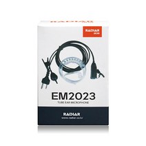 HK일렉트로닉스 HR-400용 라디아 EM2023 무전기이어폰 E타입 경호 이어마이크 무전기 튜브형 이어폰 이니어 리시버 / 투명튜브 포함 / 무통증