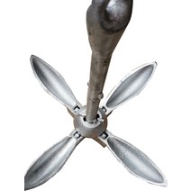 닻 3.5/4/6kg 윈드서핑 요트 정박 씨앵커 풍닻 낚싯배, 3.5kg 앵커 + 20m 로프