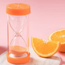 디유 과일 모래시계 타이머, 오렌지-10분