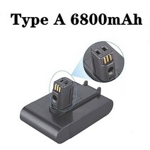 청소기배터리 Dyson 22.2V8800Mah Fit Typea Of B 리튬 이온 진공 배터리 Voor DysonDC35 DC45 DC31 Dier, 05 Type A 6800mAh_01 22.2 볼트
