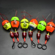 바다찌낚시 반유동 채비 완성 구멍찌 수중찌 세트 야광 캐미장착, 0.5, 사이즈:0.5