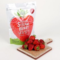 감좋은날 23년산 국산 냉동딸기 / 아이스딸기, 1kg, 2개