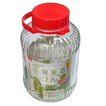 도요글라스 유리 술병 담금주병 과일주병 매실병 유리용기, 1개, 5L