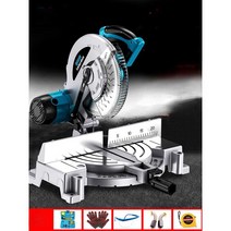 각도조절 다기능 컷팅기 철근 각파이프 금속 절단기, 톱날이 없는 10인치 산업용 마이터 컷