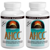 소스내츄럴스 AHCC 바이오페린 500mg 캡슐, 60개입, 2개, 60정