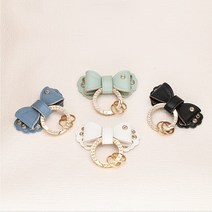 튜모 자동차 TPU 스마트 키케이스 키링 키홀더 포터2 스타렉스 폴딩키케이스, 추가상품-리본키링, 화이트