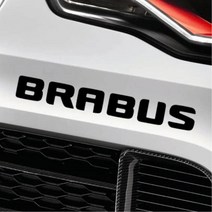 브라부스 로고 차량용 꾸미기 기스가리기 스티커 팰리세이드 스크래치보완 BMW, 화이트
