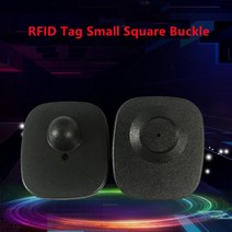 도난방지라벨 도난방지텍100pc 슈퍼마켓 수화물 및 의류 도난 방지 하드 태그 42x48mm RF 8.2Mhz 블랙 마, 한개옵션0