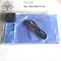 접지패드 다용도 매트 건강 어싱 320 가열 실리콘 플레이트 LCD 분리기 패드 휴대폰 아이패드 삼성 터치 스크린 분할 오픈 도구 CPB.300, CPB320 -38X20 CM