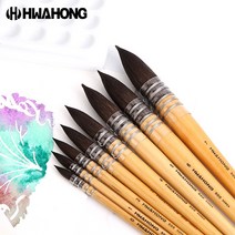 화홍 500R 수채화붓 둥근붓 다람쥐모 낱개 / 옵션선택, 3호
