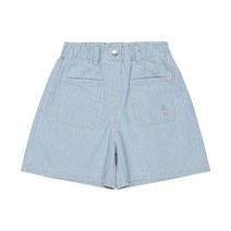 헤지스키즈] 23SS [EARTH] 스트라이프 데님 팬츠 (HTM01PD52M_BU) 여아 초등 여름 데일리 스쿨룩 선물