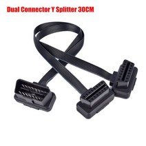 OBD OBD2 16 핀 암 연장 개방 케이블 자동차 진단 커넥터 II 컨 수, OBD2 16PIN 2x30CM, CHINA