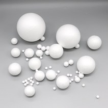 [홈앤스쿨] 스치로폼공 원형 스트로폼 스티로폼공 7mm~200mm, 06.스치로폼공 50mm