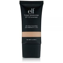 촉촉한몰 e.l.f. 코스메틱 틴티드 모이스처라이저 라이트 커버리지 UVA/UVB SPF 20 프로텍션 베이지 0.88 플루이드 온스 No.884545, 0.85 Fl Oz(1팩)