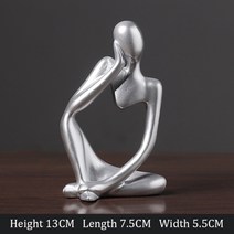 조형물 조각상 인테리어 장식소품 thinker 추상 그림 작은 품 수지 공예 현대 인형 인테리어, q, 협력사