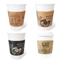 테이크아웃컵 그림홀더 1000개, 뉴욕10온스