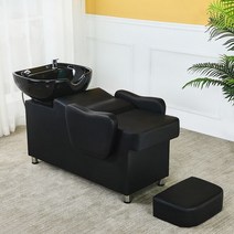 미용실 샴푸 의자 이발소 침대 고급 살롱 샴푸대 체어 바버샵 헤드스파 머리감는의자 세면대, C