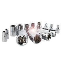 비슈몰유통 크롬 바나디움처리 E 복스알 별 렌치 소켓 세트 14PCS