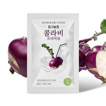 띠앗농장 물없이 60도 저온 추출 제주 콜라비즙, 100ml, 100포