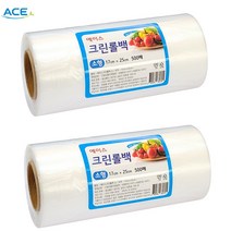에이스 크린롤백 소 17 x 25 cm 500p, 2개, 소(S)