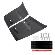 포드 머스탱 2018 GT ABS 리어 범퍼 하부 에어 디퓨저 2pcs 블랙, 01 Black