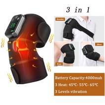 전주 전기 가열 무릎 마사지기 통증 팔꿈치 어깨 진동 따뜻한 랩 보호대 완화, 6.Knee elbow shoulder