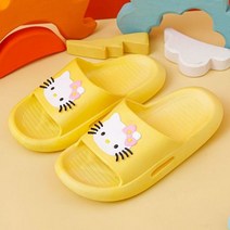 산리오 귀여운 부모 자녀 슬리퍼 헬로 키티 여름 가정용 신발 미끄럼방지 부드러운 표면 여아 공주