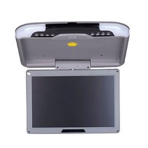 차량용 천장 모니터 12 인치 LCD TFT 자동차 천장 모니터 지붕 플립 Dowm 디지털 와이드 스크린, [02] Gray