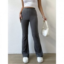 여성 바지 EZwear 하이웨스트 벨 보텀즈 433350