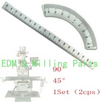 브리지 포트 밀 밀링 머신 CNC 부품 1 세트 2 개 45 도 90 각도 플레이트 포트용