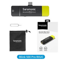 개인방송 유투브 라이브 방송 용품 Blink500 Pro 2.4GHz 직업 콘덴서 무선 Lavalier 옷깃 마이크 Samrtphone DSRL 카메라 기록을위한 Saramoni, 12 Blink500 Pro RXUC