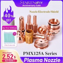 용접 토치 Startnow플라즈마 팁 실드 220977 420168 볼텍스 링 220997, 5pcs+220975 with hole