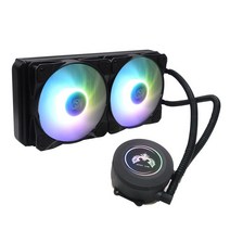 [DCONE]공장 직영 CPU 히트싱크 팬 업그레이드 음소거 컴퓨터 데스크탑 일체형 수냉 히트싱크, 독수리 240