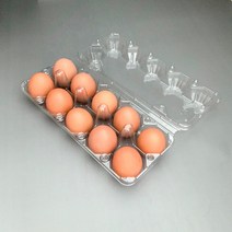 10구계란판 100장 포장 난좌, 투명, 100개